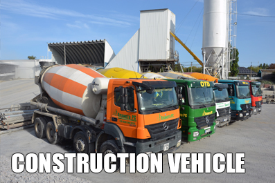 Rental of construction vehicles